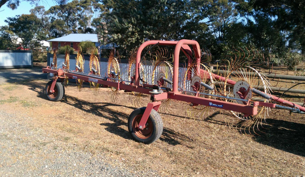 Sitrex 9 Wheel Hay Rake Machinery & Equipment Hay and